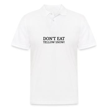lustiger Spruch in englisch Weihnachten snow Kalt - Männer Poloshirt - Weiß - Vorne - Kai (181cm)