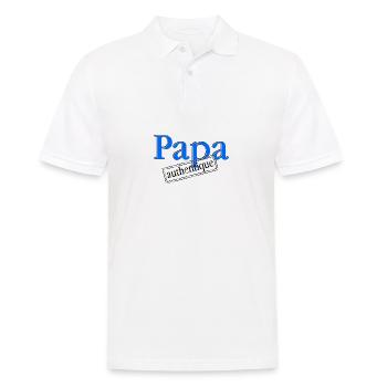 Papa authentique - Polo Homme - blanc - Devant - Kai (181cm)
