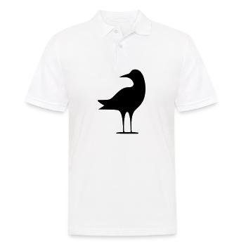 Seagull - Men's Polo Shirt - white - Front - Kai (181cm)