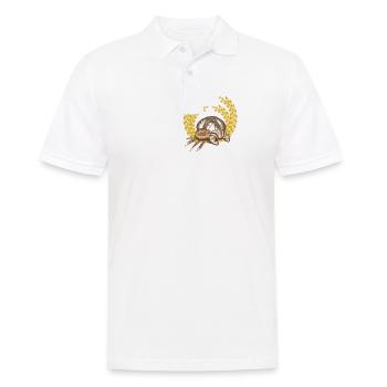 bread - Men's Polo Shirt - white - Front - Kai (181cm)