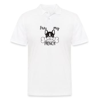le meilleur cadeau pour les chiens - Polo Homme - blanc - Devant - Kai (181cm)