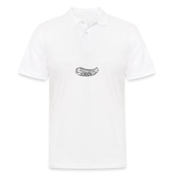 Gurke - Männer Poloshirt - Weiß - Vorne - Kai (181cm)