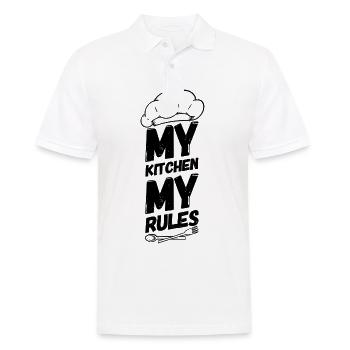 Cooking Cooking Culinary Art Cook - Men's Polo Shirt - white - Front - Kai (181cm)