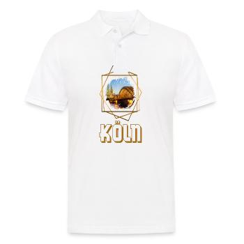 Kölner Dom Allemagne Ville Skyline Patrie - Polo Homme - blanc - Devant - Kai (181cm)