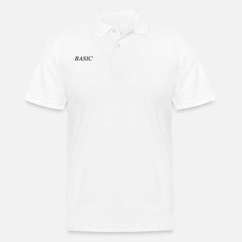 "Basic" - Men's Polo Shirt - white