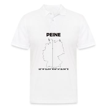 Peine Karte - Männer Poloshirt - Weiß - Vorne - Kai (181cm)