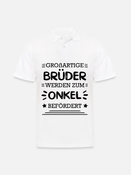 Großartige Brüder Onkel - Männer Poloshirt - Weiß