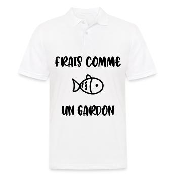fresh as a roach - Men's Polo Shirt - white - Front - Kai (181cm)