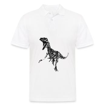 Velociraptor - Men's Polo Shirt - white - Front - Kai (181cm)