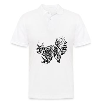 Écureuil roux - Polo Homme - blanc - Devant - Kai (181cm)