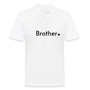 brother - Polo Homme - blanc - Devant - Kai (181cm)