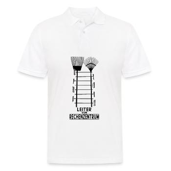 LEITER VOM RECHENZENTRUM - Männer Poloshirt - Weiß - Vorne - Kai (181cm)
