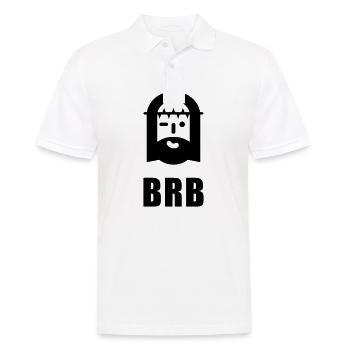BRB Jésus idée de cadeau drôle pour les chrétiens de Pâques - Polo Homme - blanc - Devant - Kai (181cm)
