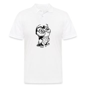 Cute owl - Men's Polo Shirt - white - Front - Kai (181cm)