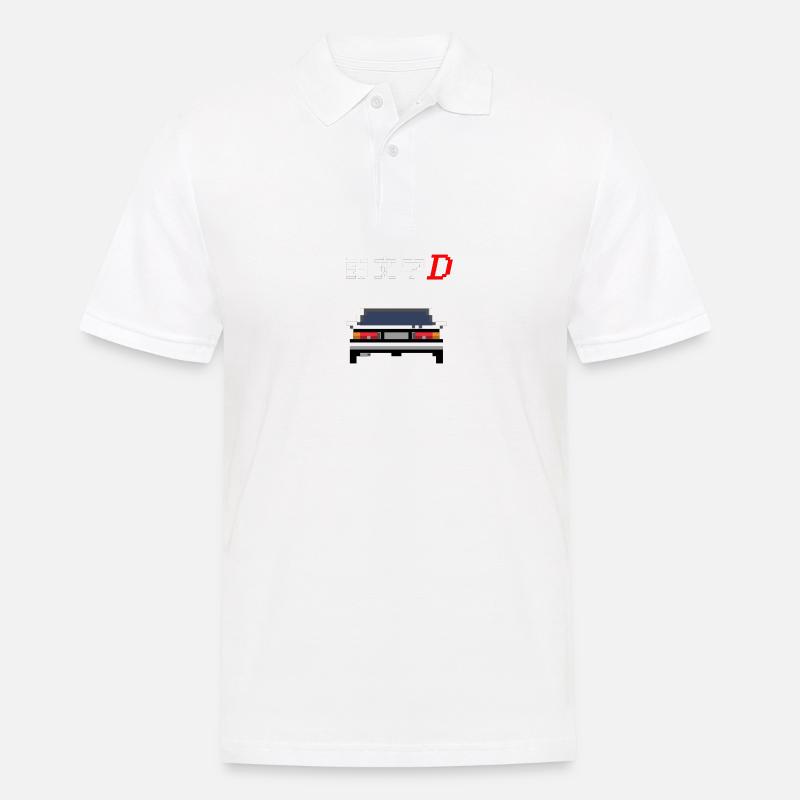 Initial D - Trueno - Männer Poloshirt - Weiß