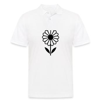 flower - Men's Polo Shirt - white - Front - Kai (181cm)