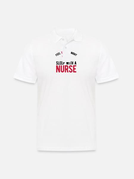 Krankenschwester - Männer Poloshirt - Weiß