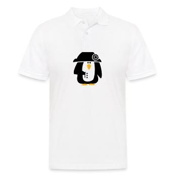 Penguin Bonaparte / Napoleon Penguin (2c) - Men's Polo Shirt - white - Front - Kai (181cm)