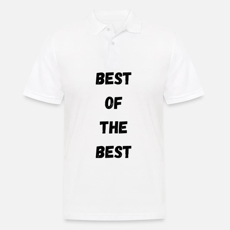 Das Beste vom Besten! - Männer Poloshirt - Weiß