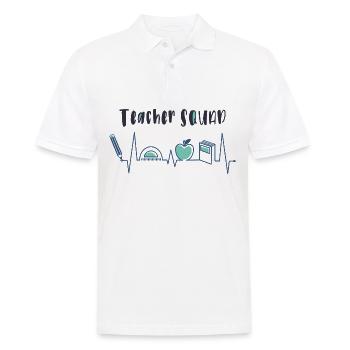 Lehrer Trupp, Lehrerin Trupp - Männer Poloshirt - Weiß - Vorne - Kai (181cm)