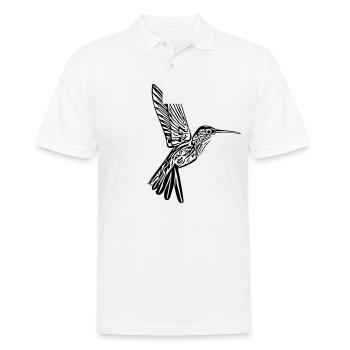 humming-bird - Men's Polo Shirt - white - Front - Kai (181cm)