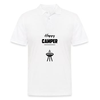 Happy camper - Polo Homme - blanc - Devant - Kai (181cm)