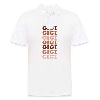Gigi - Männer Poloshirt - Weiß - Vorne - Kai (181cm)