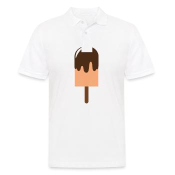Eis - Männer Poloshirt - Weiß - Vorne - Kai (181cm)