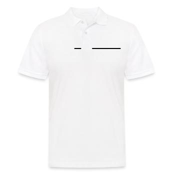 Gangster - Männer Poloshirt - Weiß - Vorne - Kai (181cm)