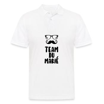 Team du marié - Polo Homme - blanc - Devant - Kai (181cm)