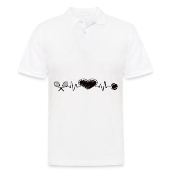 Tennis Battes de tennis balle de tennis - Polo Homme - blanc - Devant - Kai (181cm)