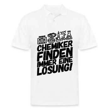Chemiker chemisch Chemie - Männer Poloshirt - Weiß - Vorne - Kai (181cm)