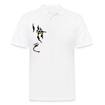Œil de lion 2 (gauche) - Polo Homme - blanc - Devant - Kai (181cm)