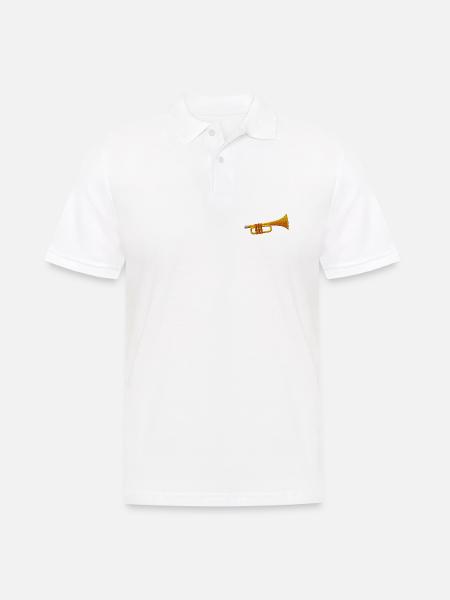 Trompette - Polo Homme - blanc