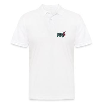 Le pouvoir des filles - Polo Homme - blanc - Devant - Kai (181cm)