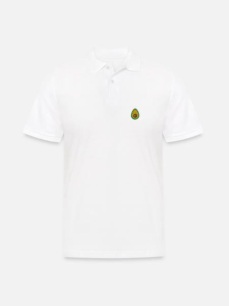 Avocado - Männer Poloshirt - Weiß