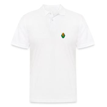 Corn embroidered - Men's Polo Shirt - white - Front - Kai (181cm)