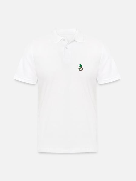 Luck - Männer Poloshirt - Weiß