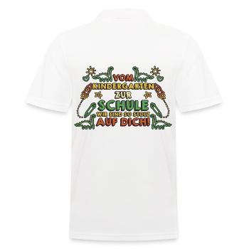 Parents Écolier École primaire Première classe Inscription - Polo Homme - blanc - Dos - Kai (181cm)
