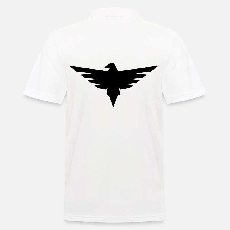 Adler Design Geschenk - Männer Poloshirt - Weiß