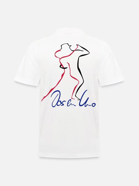 Tango Dos en Uno - Männer Poloshirt - Weiß