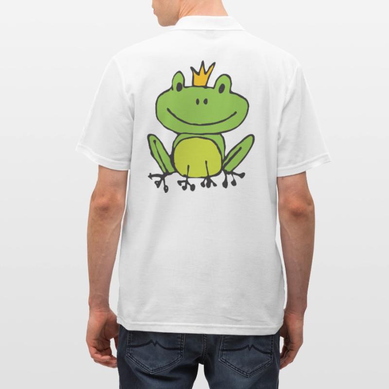 Frosch oder Prinz? Männer Poloshirt