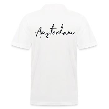 Amsterdam - Polo Homme - blanc - Dos - Kai (181cm)
