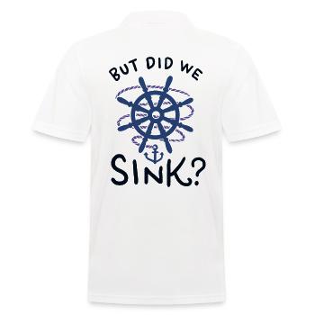 Bateau voile cadeau de capitaine - Polo Homme - blanc - Dos - Kai (181cm)