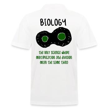 Cadeau de science de professeur de biologie - Polo Homme - blanc - Dos - Kai (181cm)