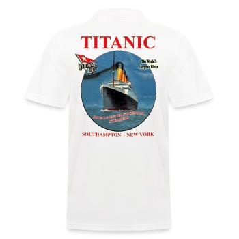 TITANISCHE SCHÖPFUNG Louis RUNEMBERG © Adagp - Männer Poloshirt - Weiß - Hinten - Kai (181cm)