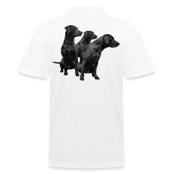 Labrador Retriever Labrador Retriever Dog Dog - Men's Polo Shirt - white - Back - Kai (181cm)