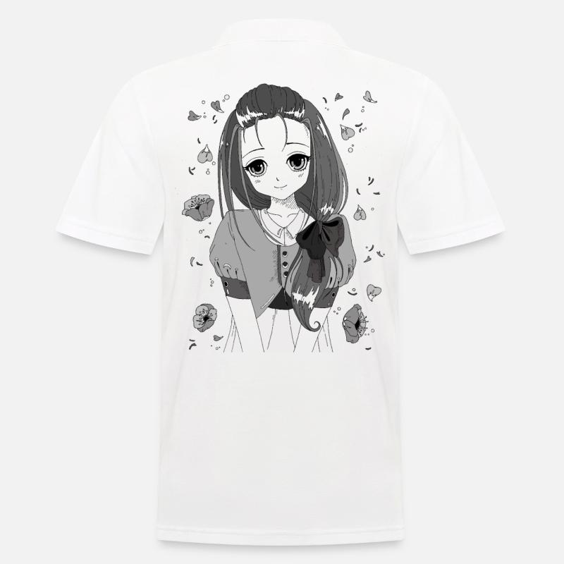 manga - Men's Polo Shirt - white