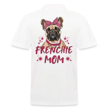 Frenchie Mom Französische Bulldogge Geschenk - Männer Poloshirt - Weiß - Hinten - Kai (181cm)