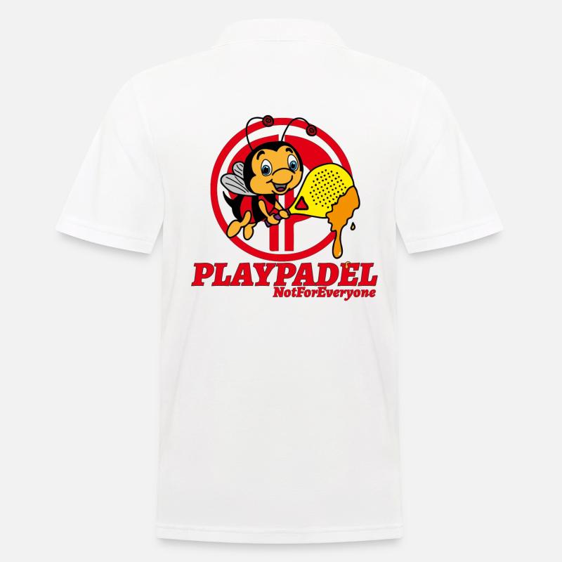 Ape Padel Exklusiv - Männer Poloshirt - Weiß